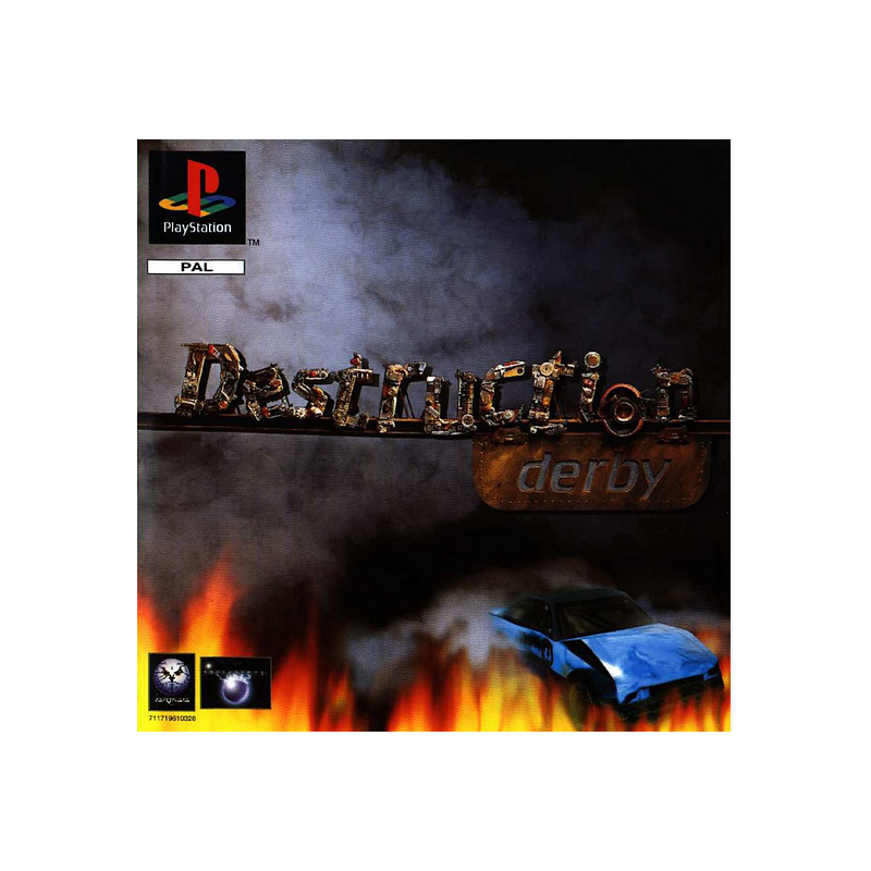 Jeux PS1 : Destruction Derby (Jeu + Notice) - Occasion