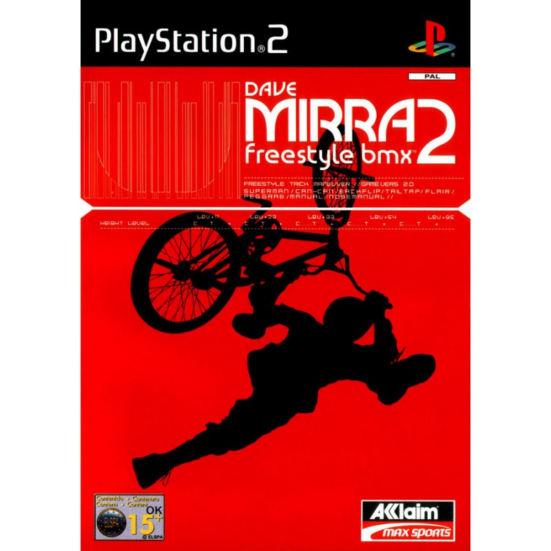 Jeux PS2 : Dave Mirra Freestyle BMX 2 - Occasion