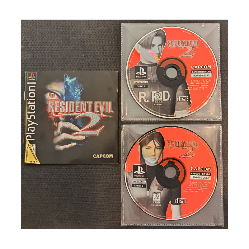 Jeux PS1 : Resident Evil 2 ver. USA (Jeu + Notice) - Occasion