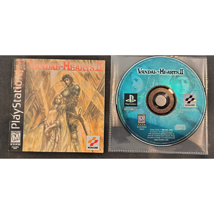 Jeux PS1 : Vandal Hearts II ver. USA (Complet) | Ordiland