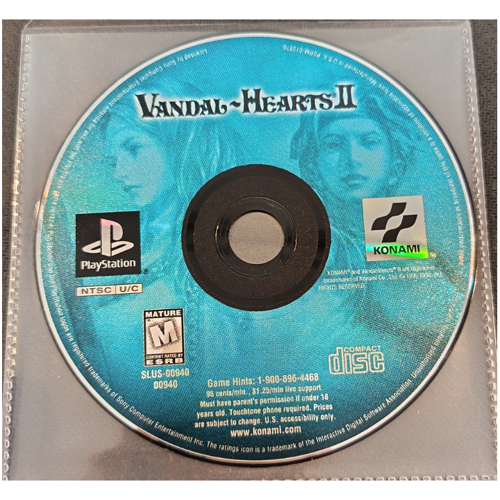 Jeux PS1 : Vandal Hearts II ver. USA (Complet) | Ordiland