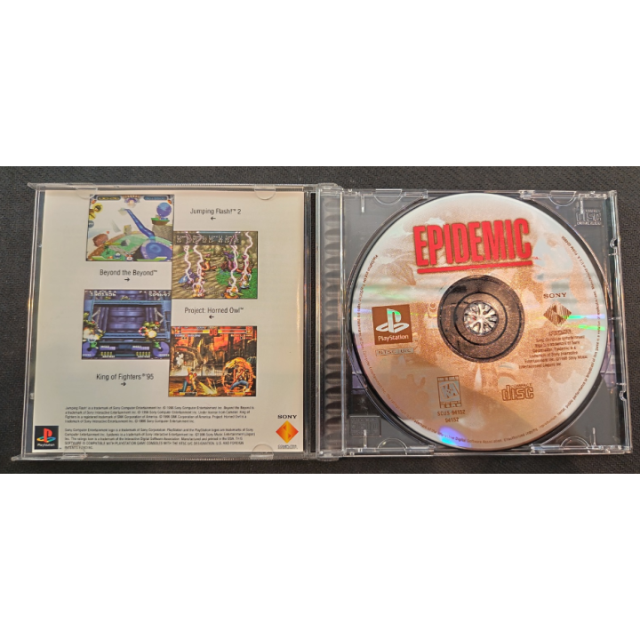 Jeux PS1 : Epidemic ver. USA (Complet) - Occasion | Ordiland