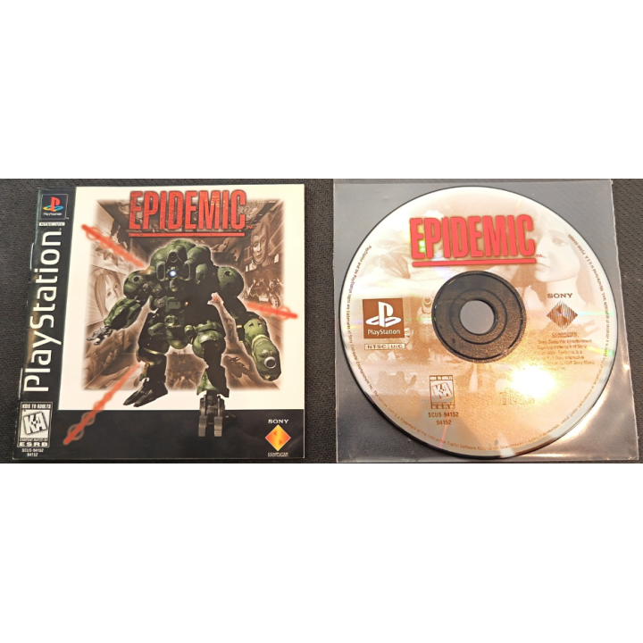 Jeux PS1 : Epidemic ver. USA (Complet) - Occasion | Ordiland