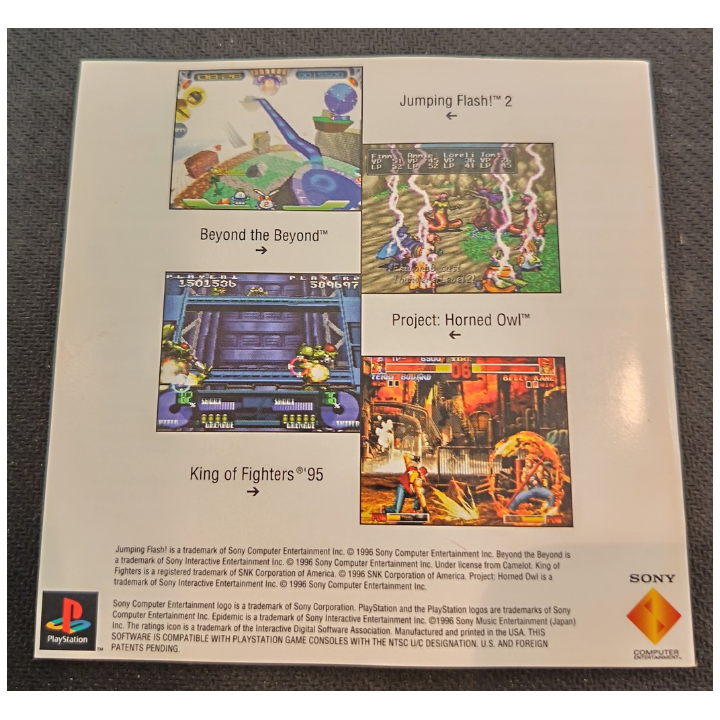 Jeux PS1 : Epidemic ver. USA (Complet) - Occasion | Ordiland