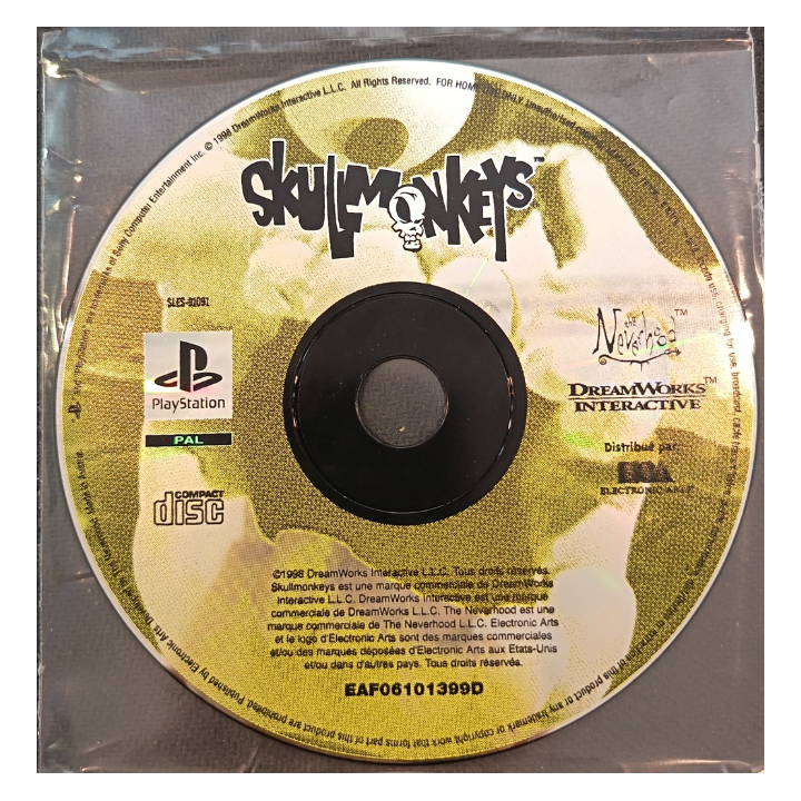 Jeux PS1 : Skullmonkeys (Sans Notice) - Occasion | Ordiland