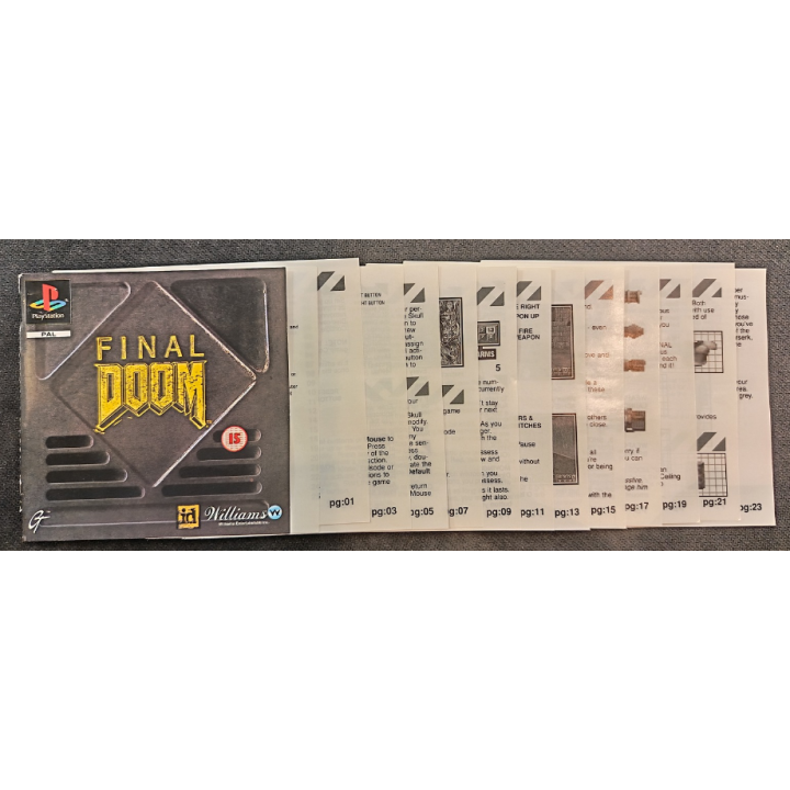 Jeux PS1 : Final Doom (Jeu + Notice) - Occasion