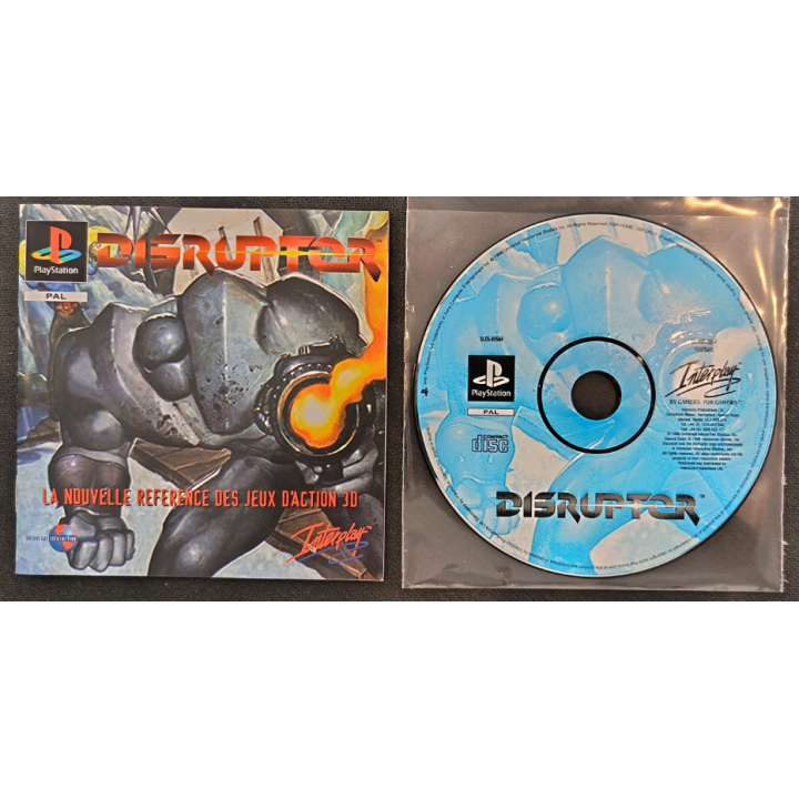 Jeux PS1 : Disruptor (Jeu + Notice) - Occasion | Ordiland