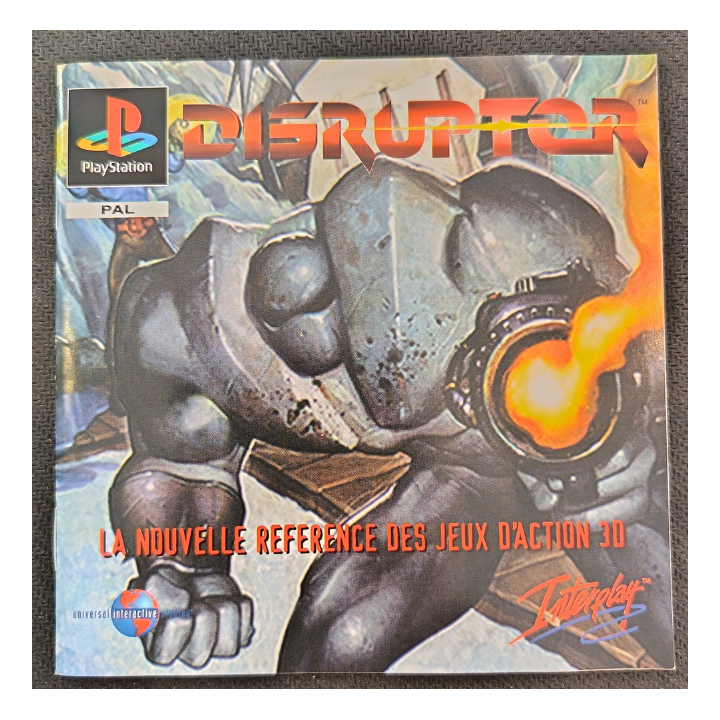Jeux PS1 : Disruptor (Jeu + Notice) - Occasion | Ordiland