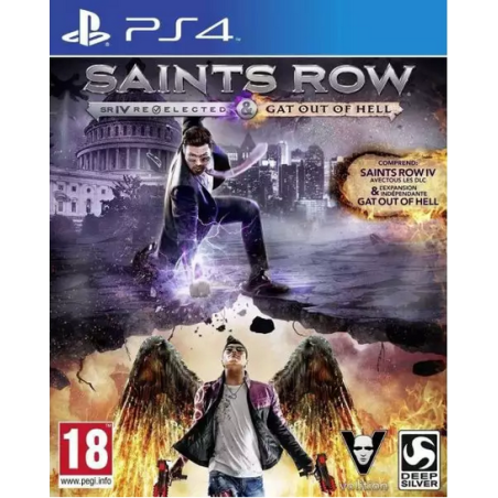 Jeux PS4 : Saints Row Iv Re-elected & Gat Out Of Hell - Occasion