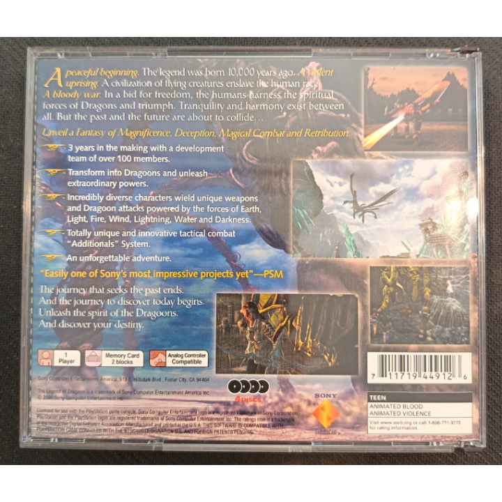Jeux PS1 : The Legend of Dragoon ver. USA (Complet) | Ordiland