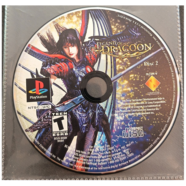 Jeux PS1 : The Legend of Dragoon ver. USA (Complet) | Ordiland