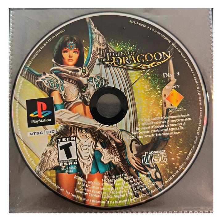 Jeux PS1 : The Legend of Dragoon ver. USA (Complet) | Ordiland