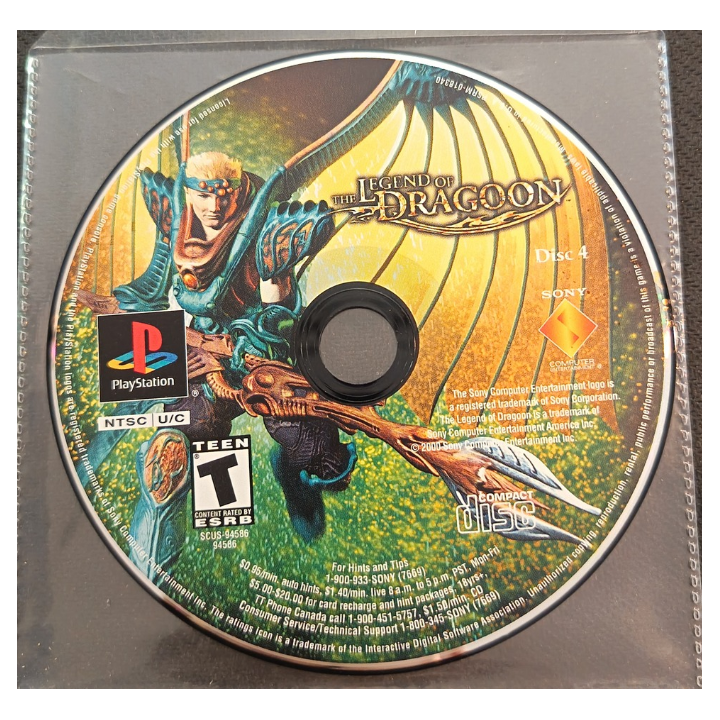 Jeux PS1 : The Legend of Dragoon ver. USA (Complet) | Ordiland
