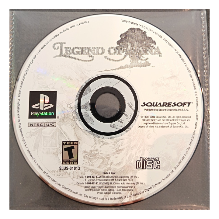 Jeux PS1 : Legend of Mana ver. USA (Complet) | Ordiland