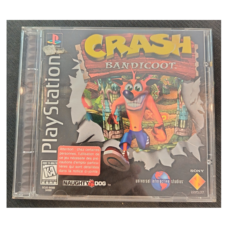 Jeux PS1 : Crash Bandicoot ver. USA (Complet) - Occasion