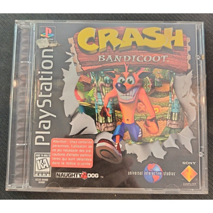 Jeux PS1 : Crash Bandicoot ver. USA (Complet) | Ordiland