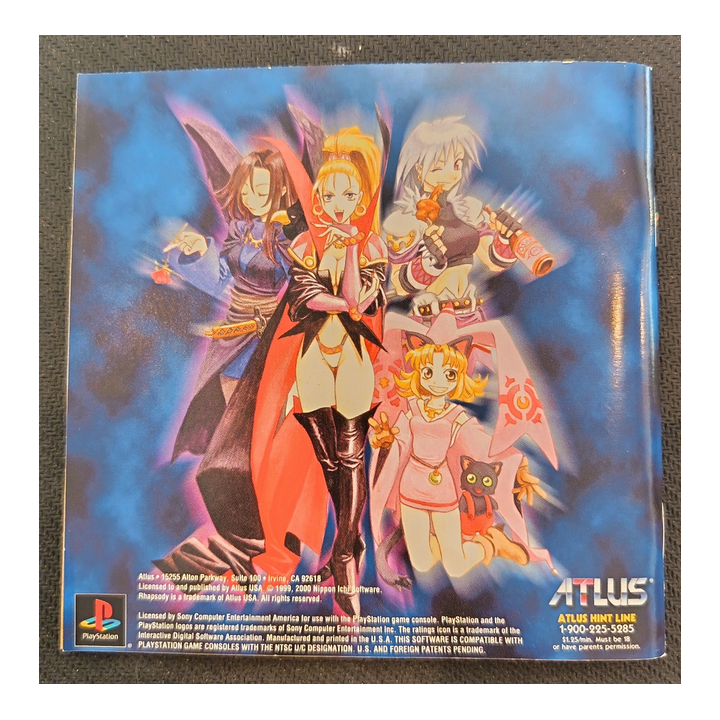 Jeux PS1 : Rhapsody A Musical Adventure ver. USA | Ordiland