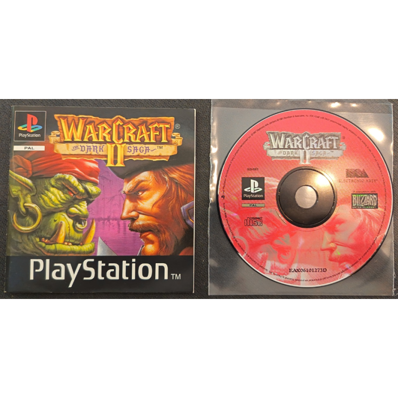 Jeux PS1 : Warcraft II The Dark Saga (Jeu + Notice) - Occasion
