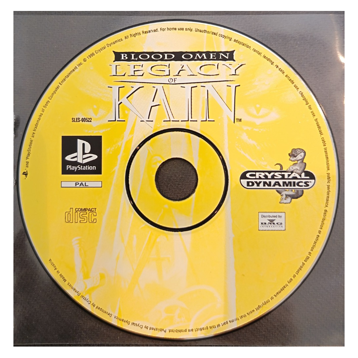 Jeux PS1 : Blood Omen Legacy of Kain (Jeu + Notice) | Ordiland