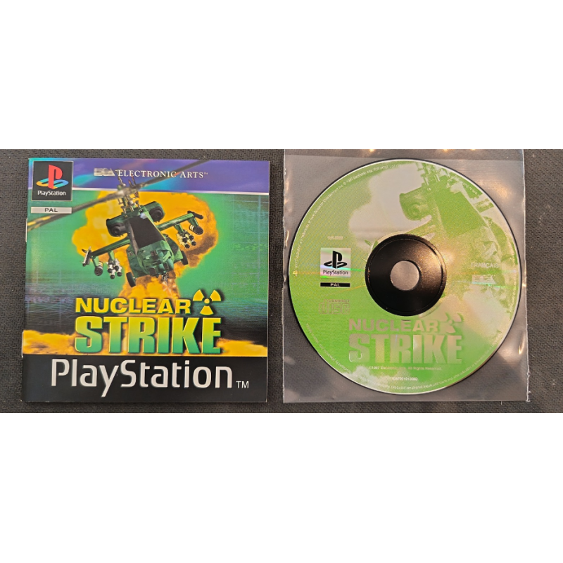 Jeux PS1 : Nuclear Strike (Jeu + Notice) - Occasion