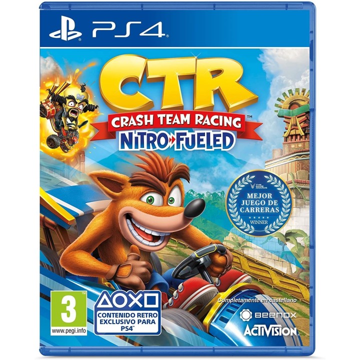 Jeux PS4 Crash Team Racing Nitro-Fueled Occasion | Ordiland