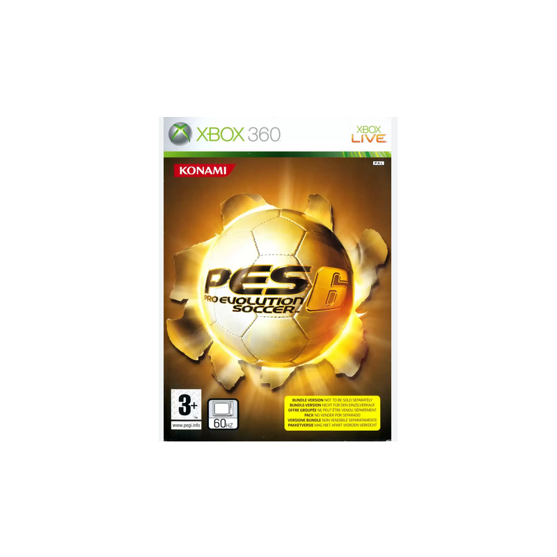 Jeux Xbox 360 : Pro Evolution Soccer 6 - Occasion