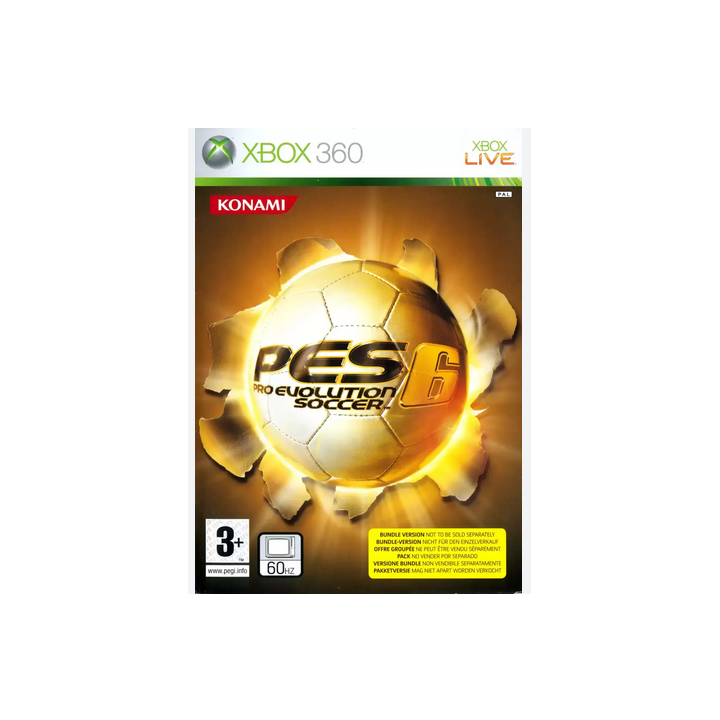 Pro Evolution Soccer 6 Xbox 360 d'occasion | Ordiland Mulhouse