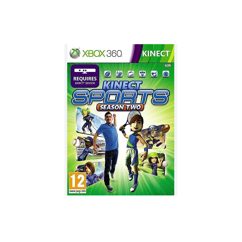 Jeux Xbox 360 : Kinect Sports Saison 2 - Occasion