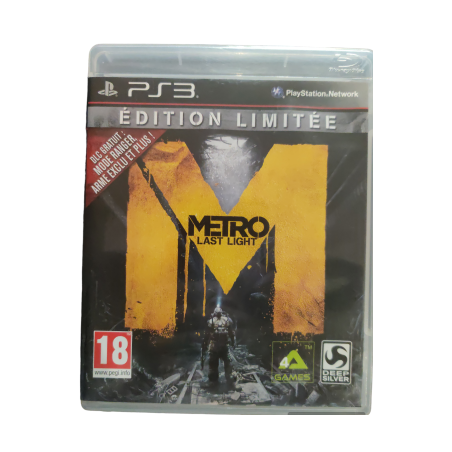 Jeux PS3 : Metro last light édition limité - Occasion