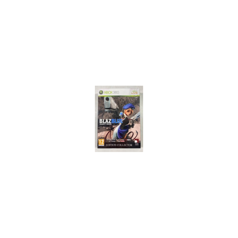 Jeux Xbox 360 : BlazBlue Calamity Trigger édition collector - Occasion