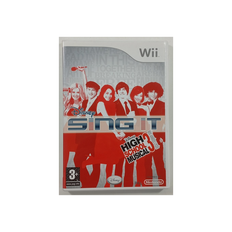 Jeux Wii : Disney sing it high school musical 3 - Occasion