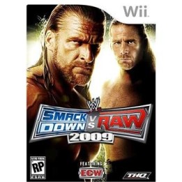 Jeux Wii : Smack Down VS Raw 2009 - Occasion