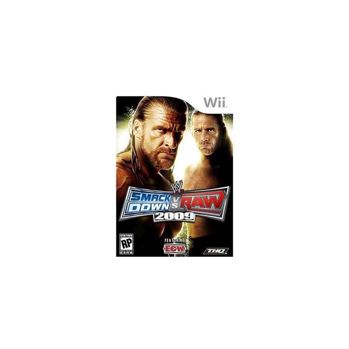 WWE SmackDown vs. Raw 2009 Wii d'occasion | Ordiland Mulhouse