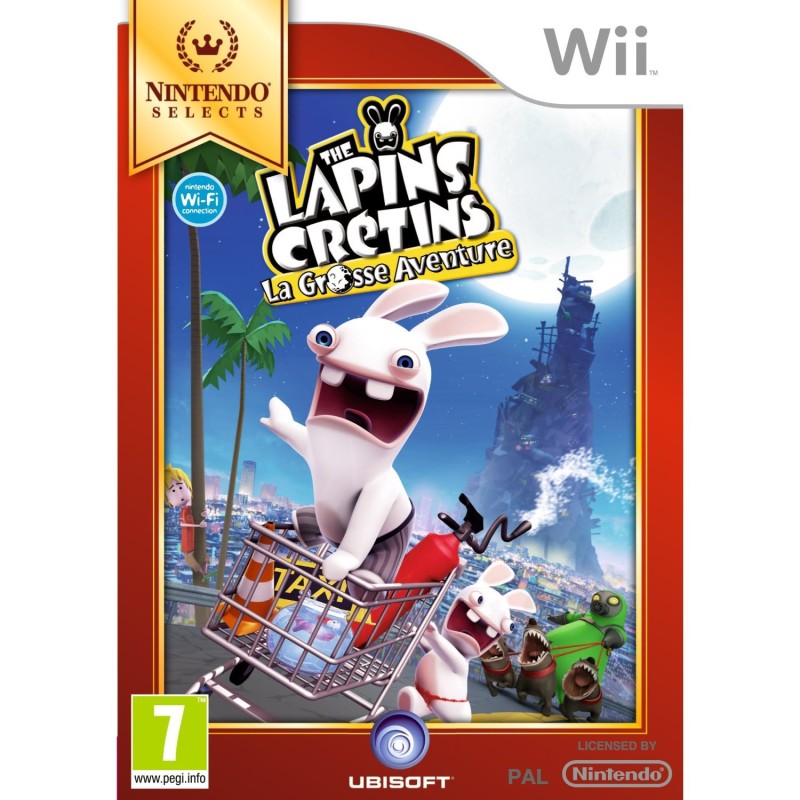Jeux Wii : The Lapin crétins La grosse aventure - Occasion