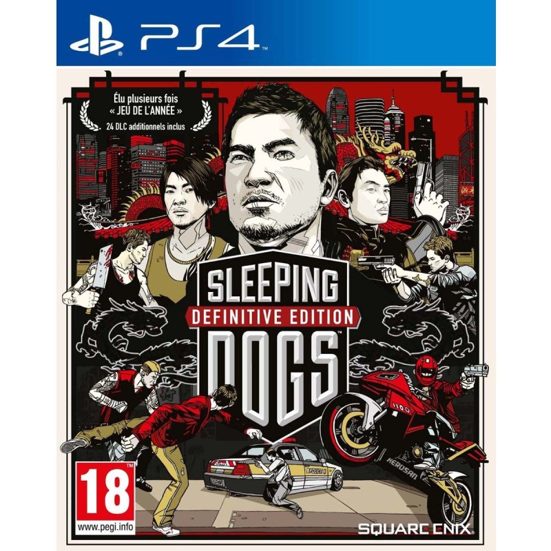 Jeux PS4 : Sleeping Dogs definitive édition - Occasion