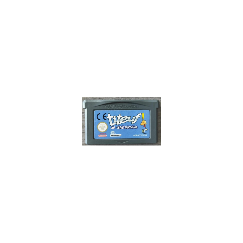 Jeux Game Boy Advance : titeuf Ze Gag`Machine - Loose - Occasion