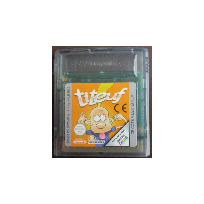 Jeux Game Boy Color : Titeuf - Loose - Occasion