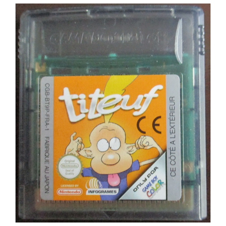 Jeux Game Boy Color : Titeuf - Loose - Occasion