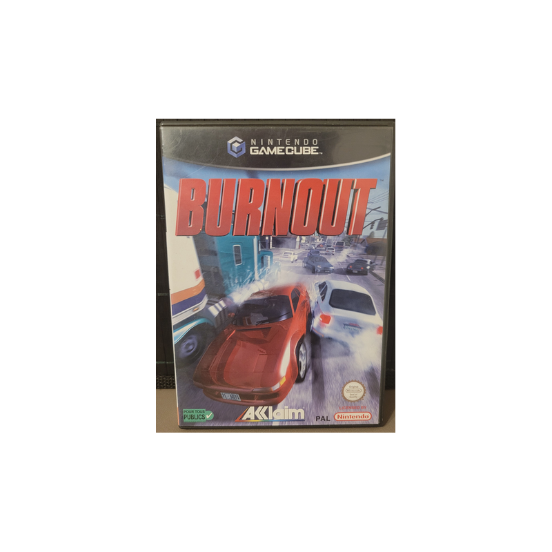 Jeux GameCube : Burnout  - Occasion