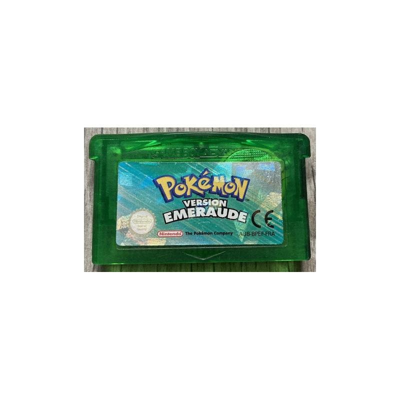 Jeux Game Boy Advance : Pokémon Version EMERAUDE (Loose) - Occasion