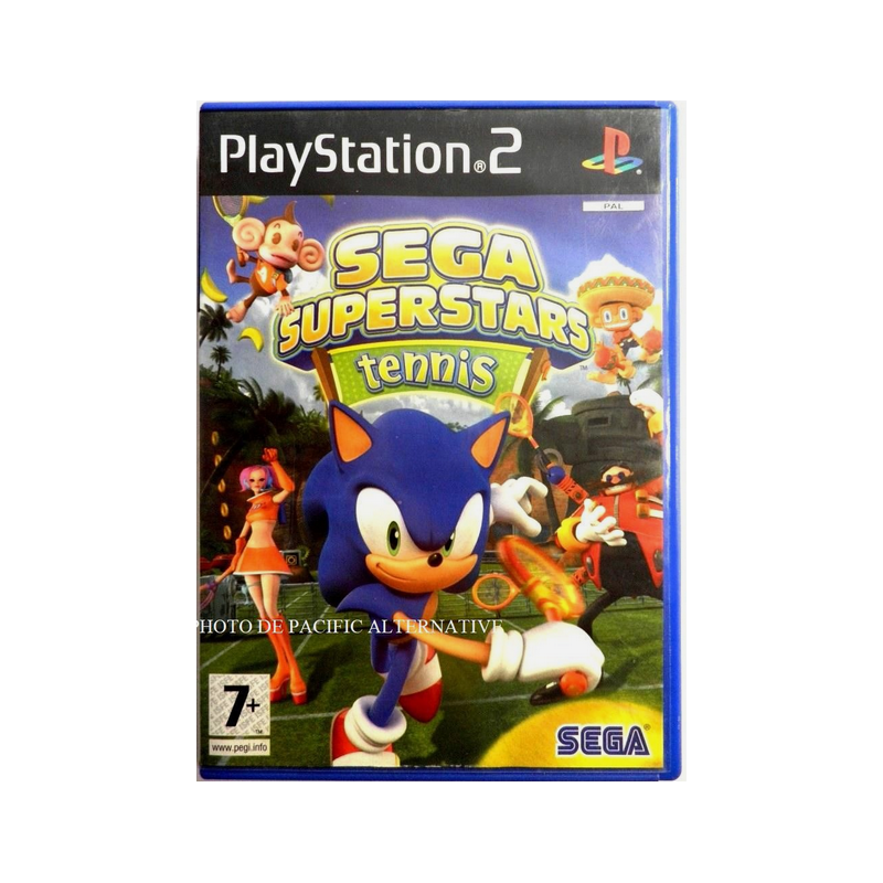 jeux ps2 - sonic superstars tennis - occasion