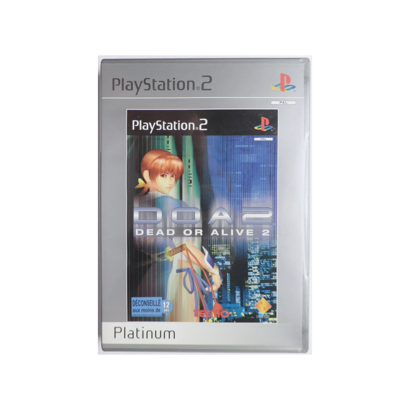jeux ps2 - dead or alive 2 platinum - occasion