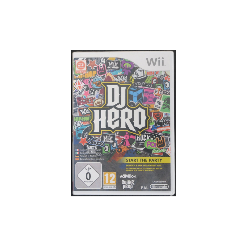 Jeux Wii : DJ Hero - Occasion