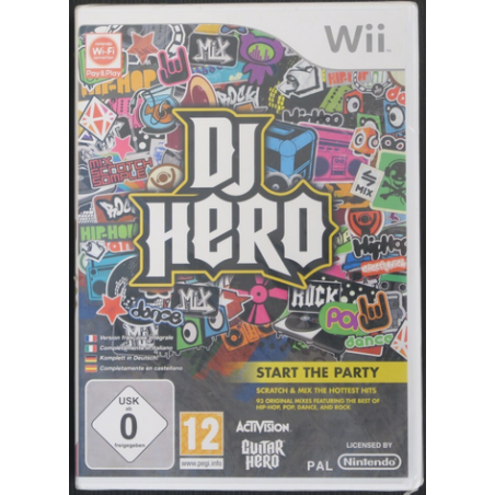 Jeux Wii : DJ Hero - Occasion
