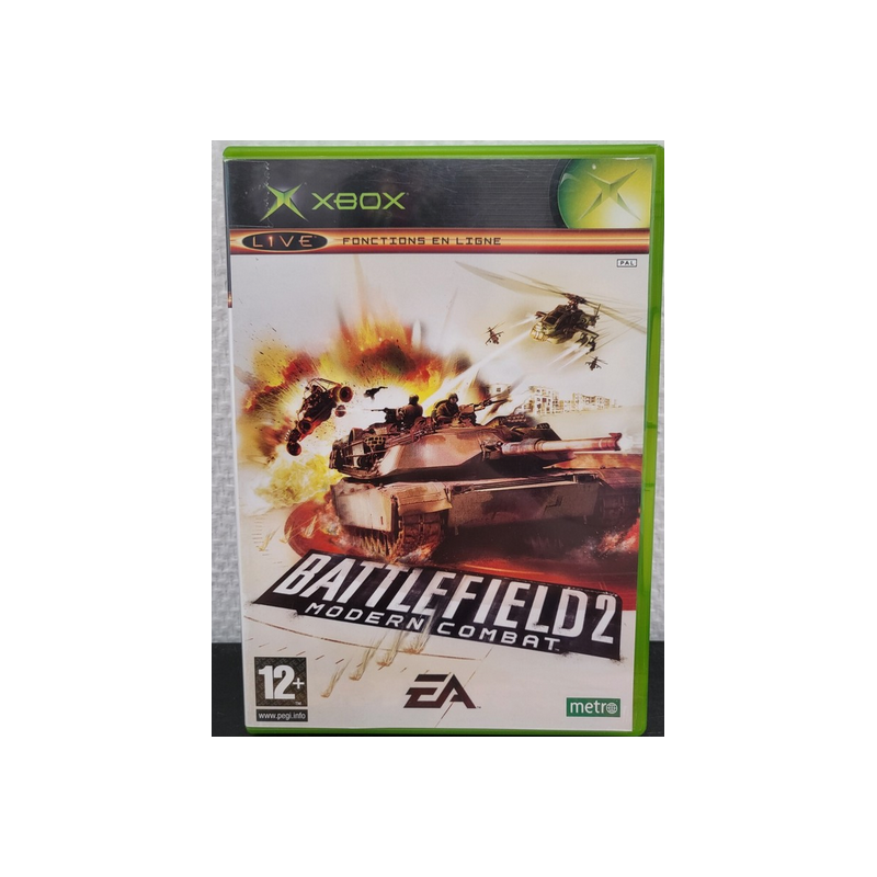 Jeux Xbox  : Battlefield 2 moderne combat  - Occasion