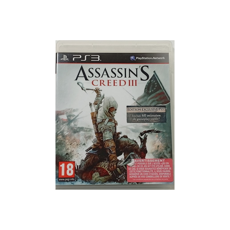 Jeux ps3 - Assassins creed III - Occasion