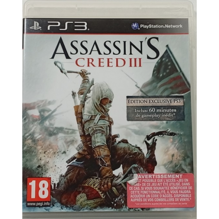 Jeux ps3 - Assassins creed III - Occasion