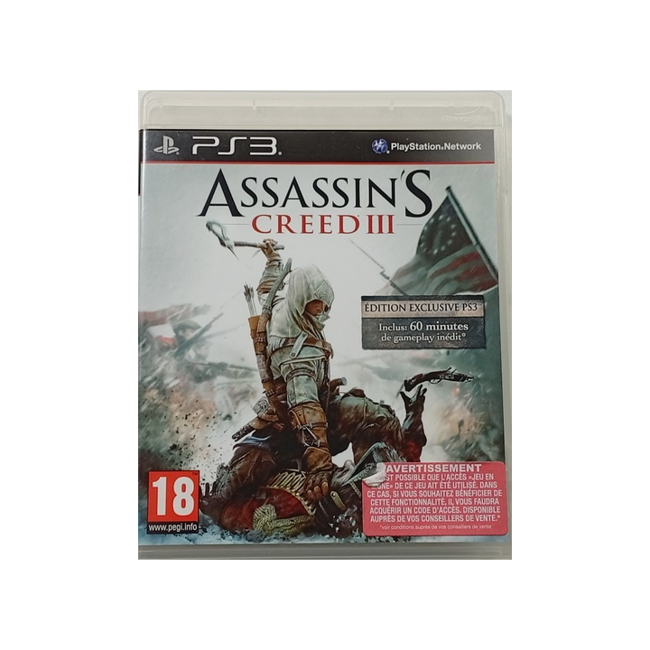 Jeux ps3 - Assassins creed III - Occasion | Ordiland