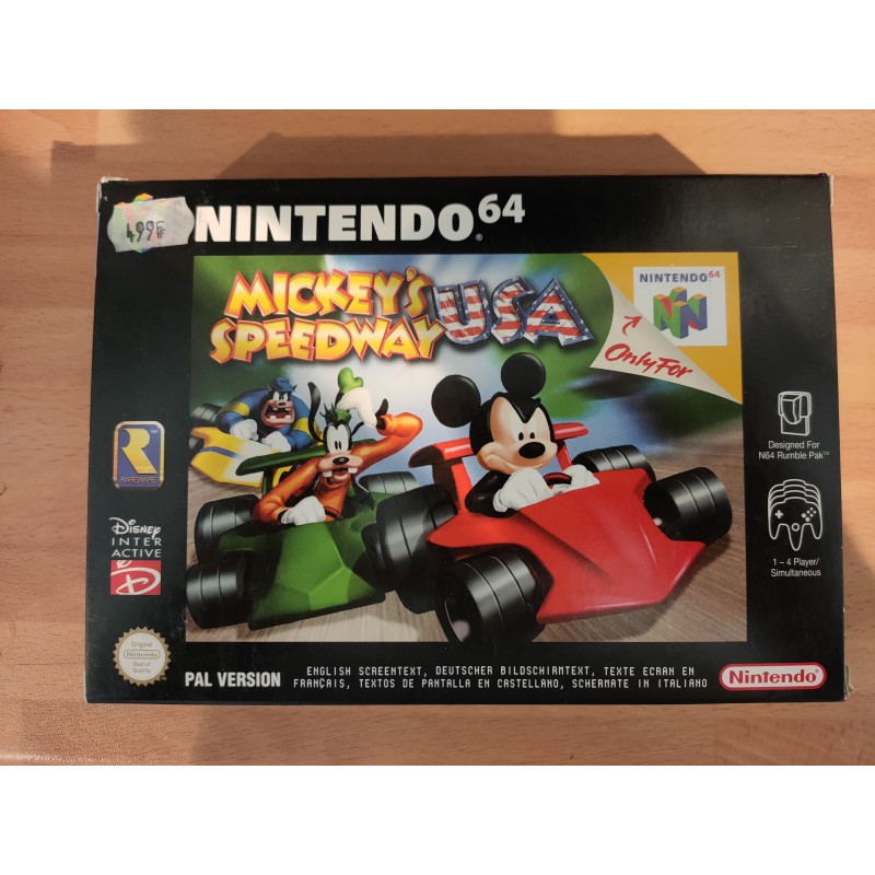 Jeux Nintendo 64 : Mickey's Speedway USA - Neuf