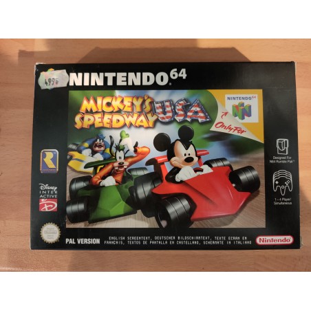 Jeux Nintendo 64 : Mickey's Speedway USA - Neuf